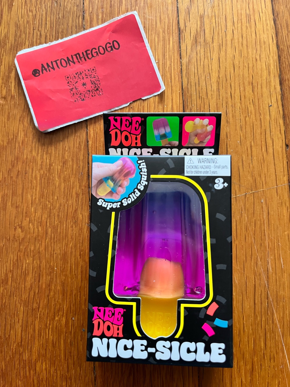 Nee Doh Nice-Sicle Popsicle BRAND NEW SEALED Purple Multicolor